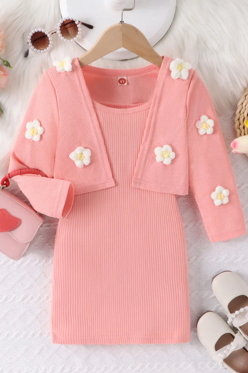 Pink 2pc Dress Set - Calla Lily Cosmetics + CL kids