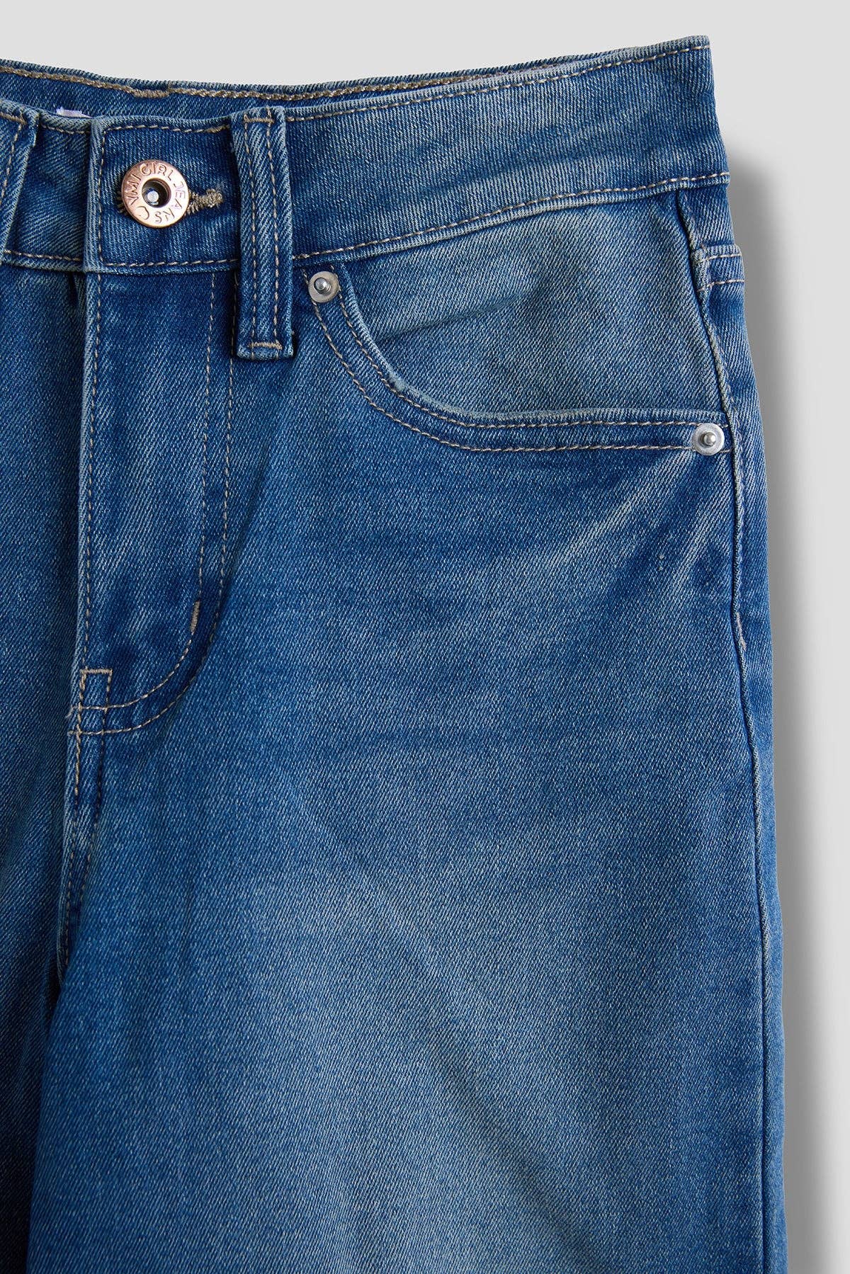 YMI Wide Leg Mega Cuff Jeans