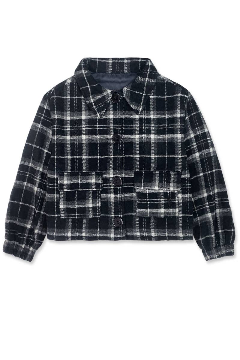 Flannel Shacket W/Front Pockets
