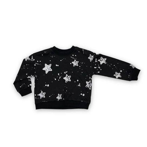 Star Sweatshirt Black - Calla Lily Cosmetics + CL kids