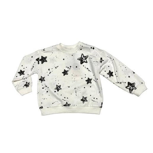 Star Sweatshirt White - Calla Lily Cosmetics + CL kids