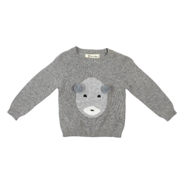 Pom Pom Ear Sweater - Calla Lily Cosmetics + CL kids