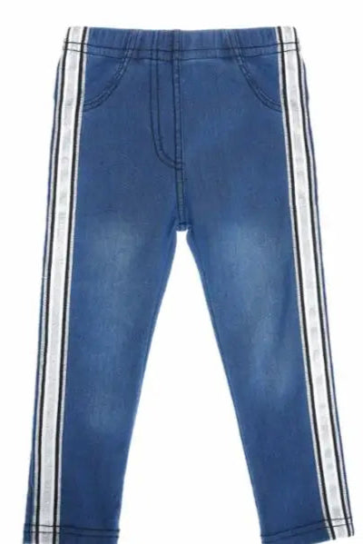 Kid's Striped Skinny Jeans - Calla Lily Cosmetics + CL kids