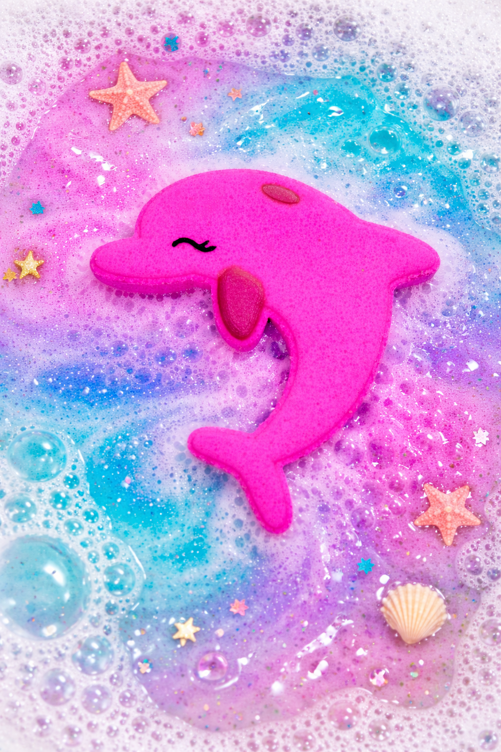 Narwhal and Dolphin Bath Bombs