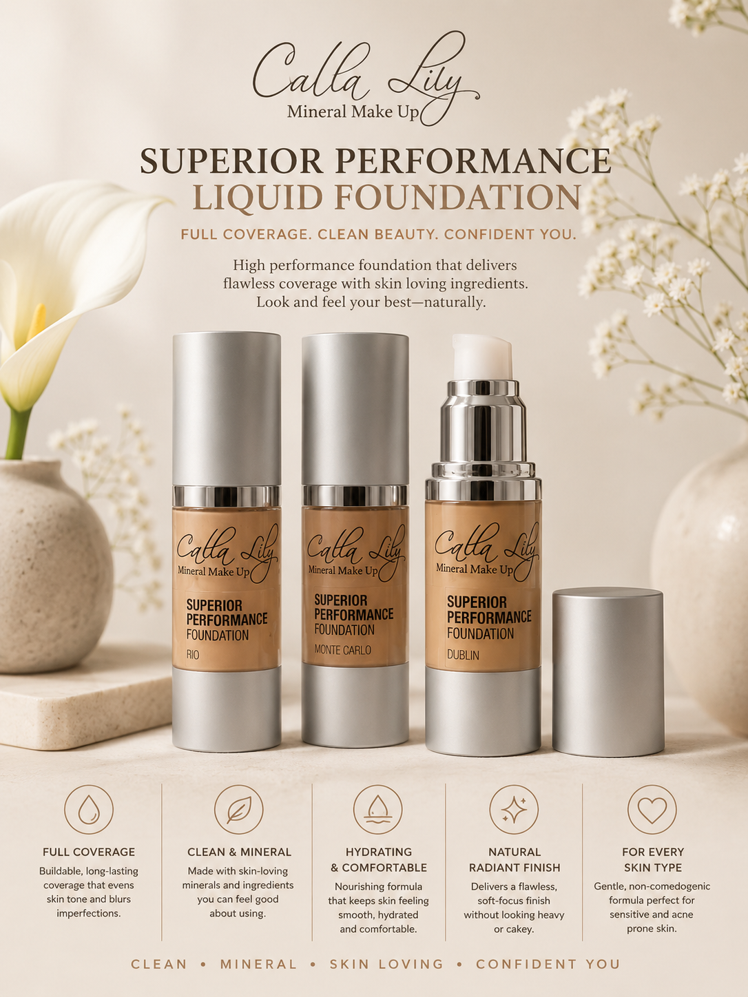 Superior Performance Liquid Foundation