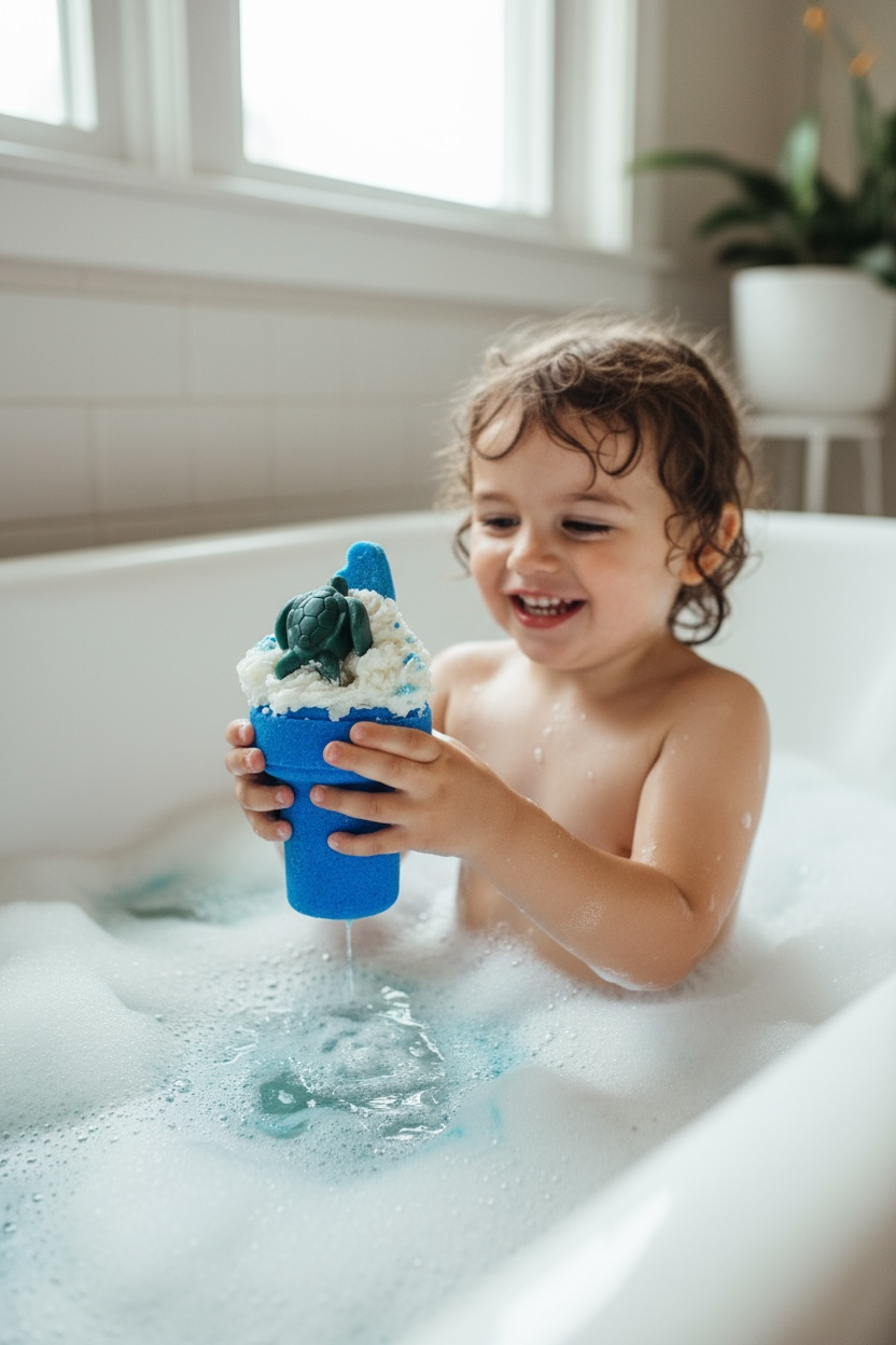 Ice Cream Cone Bath Bomb