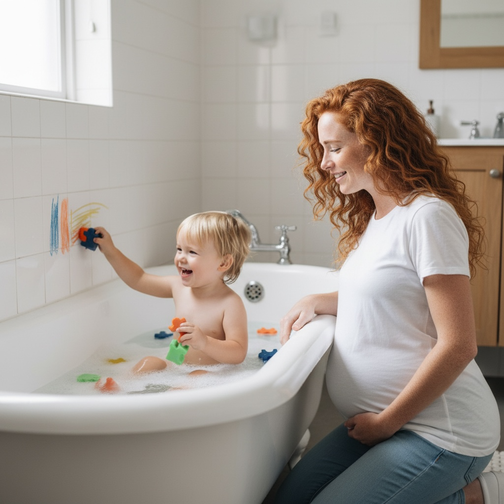 Kid Friendly Bath Art