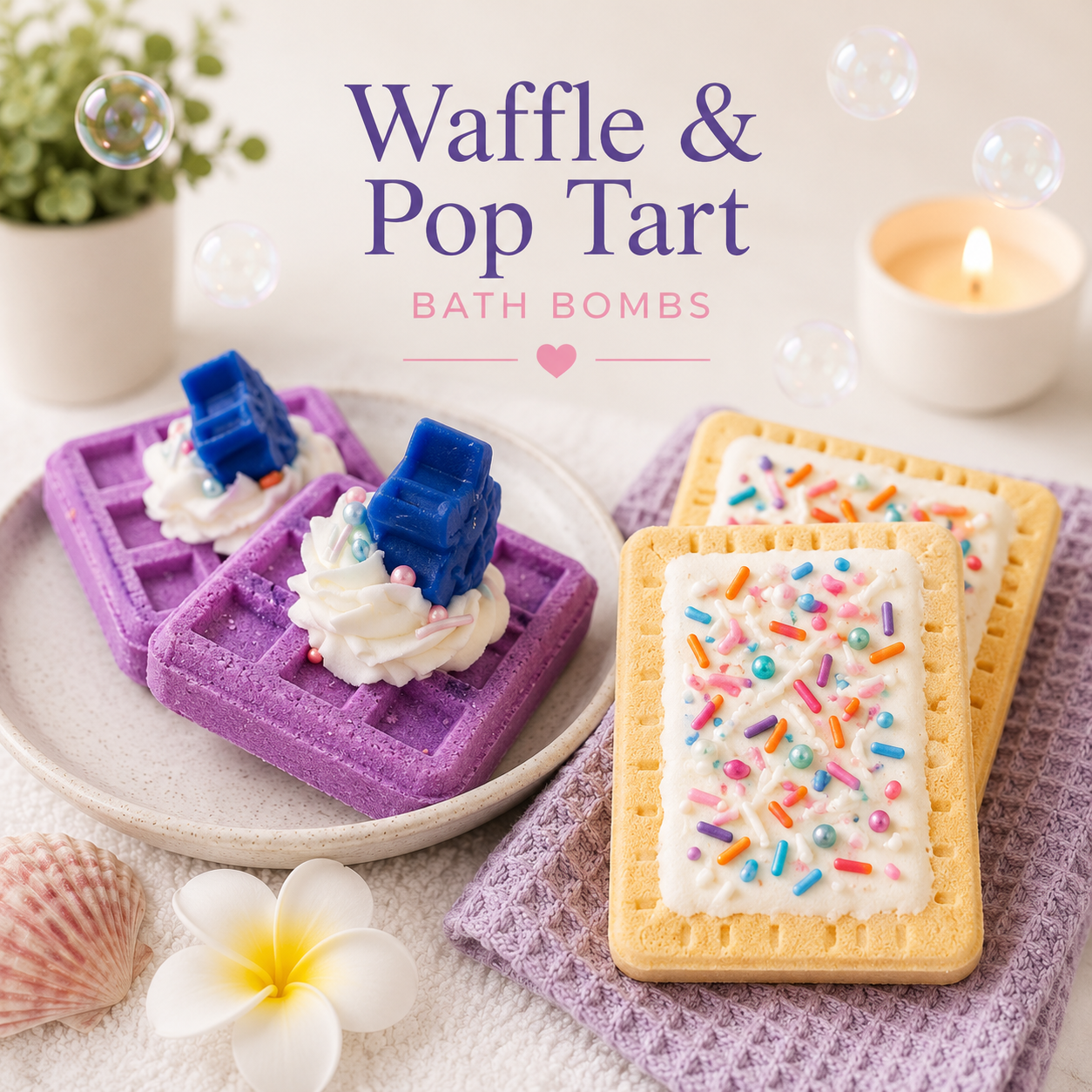 Waffle Bath Bomb Collection