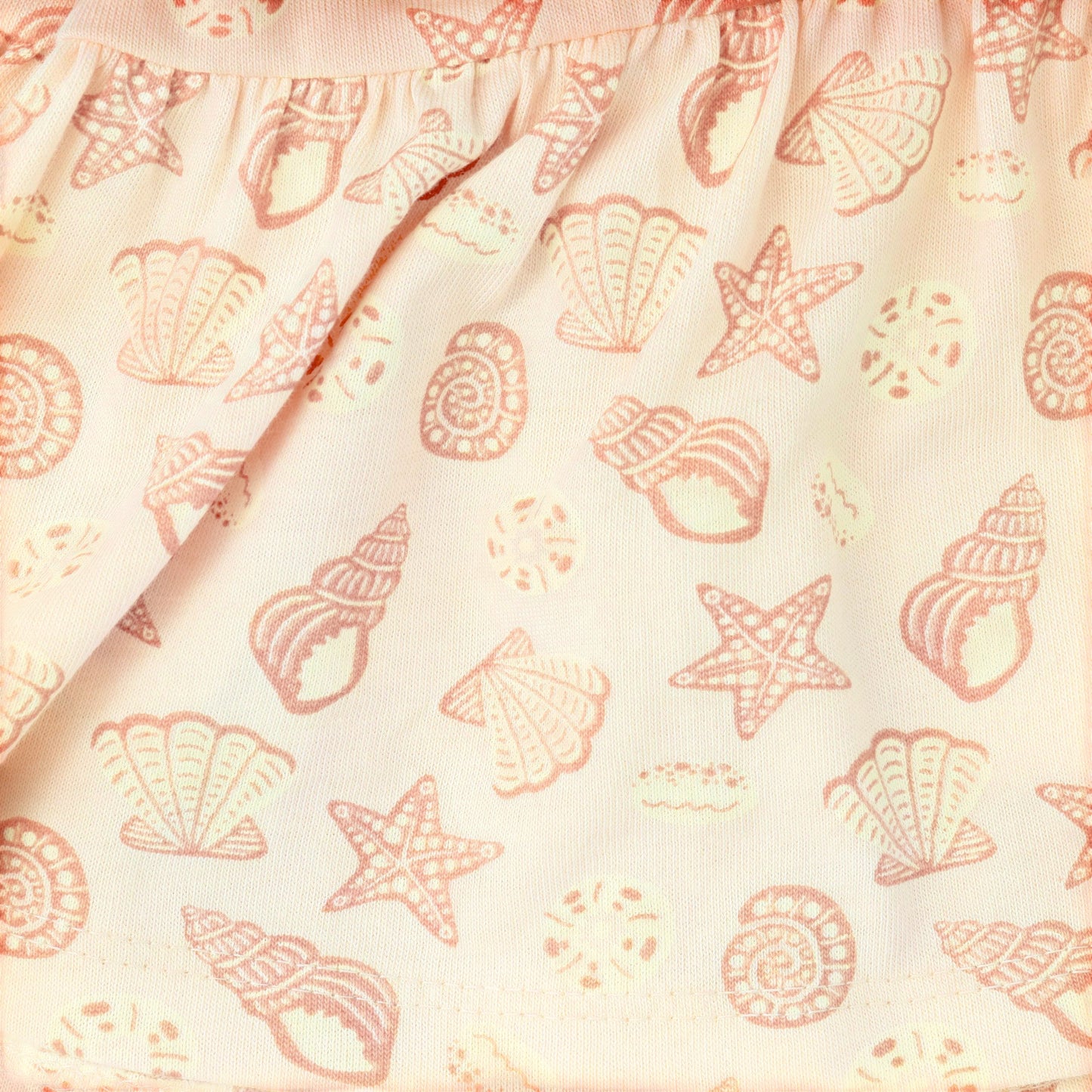 Girl's Seashell Skirt and T-shirt Set