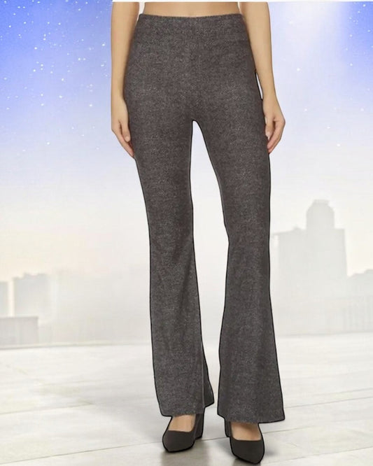 Flare Leggings - Black Tweed - Calla Lily Cosmetics + CL kids