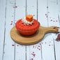 Mini Pie Bath Bomb - Red Orange - Calla Lily Cosmetics + CL kids