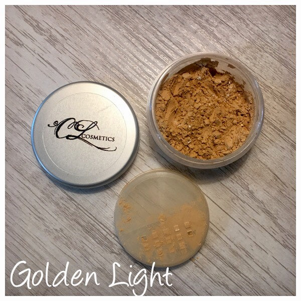 Golden Light Translucent Mineral Powder Foundation - Calla Lily Cosmetics + CL kids