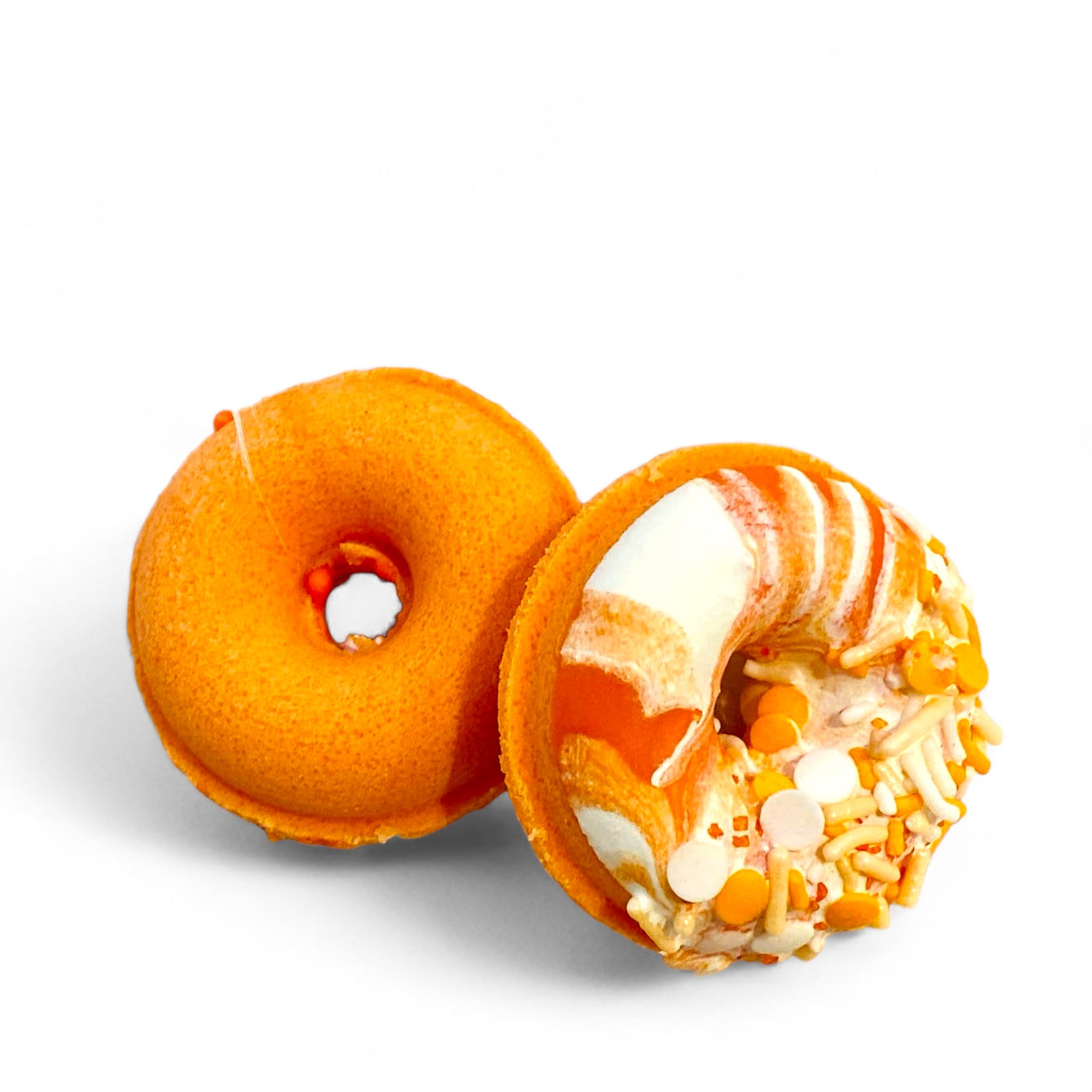 Donut Bath Bomb - Orange - Calla Lily Cosmetics + CL kids