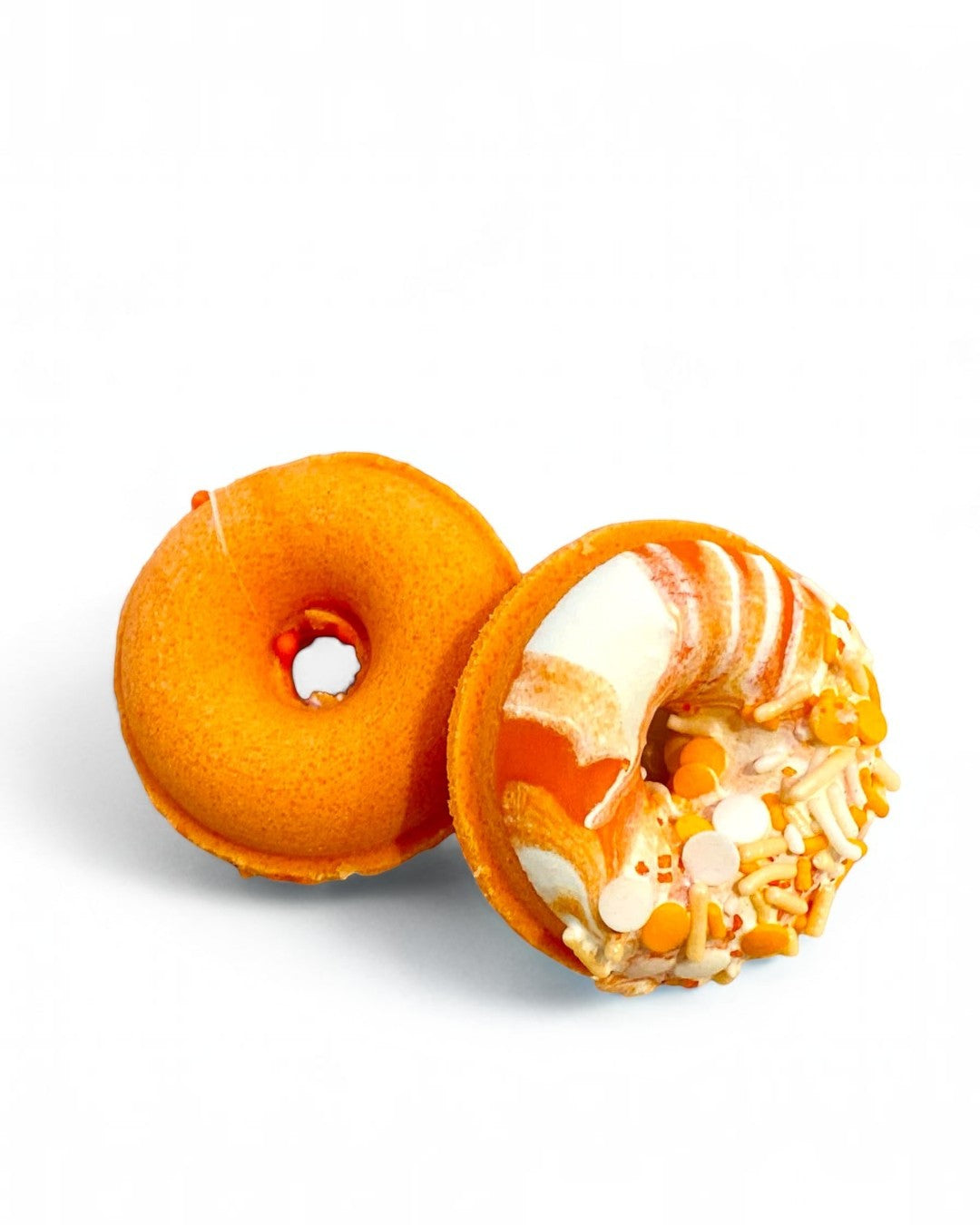 Donut Bath Bomb - Orange - Calla Lily Cosmetics + CL kids