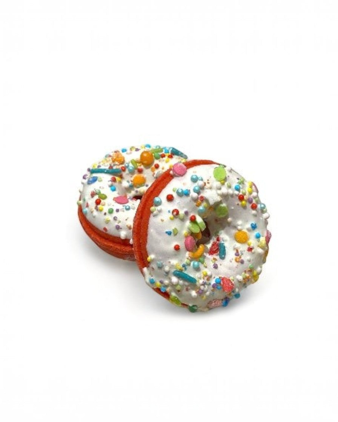Donut Bath Bomb - Red Orange - Calla Lily Cosmetics + CL kids