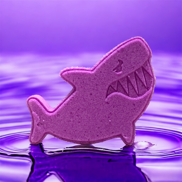 Shark Bath Bomb - Purple - Calla Lily Cosmetics + CL kids