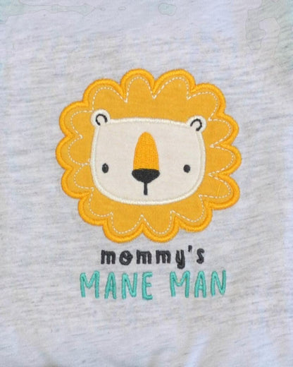 2 pc Grey Tank Baby Rompers