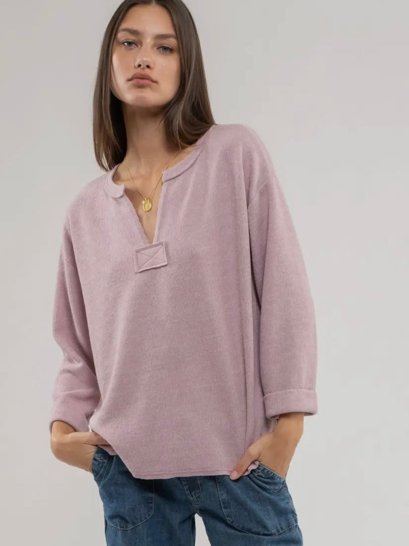 Raw Hen Light Pink Pullover Sweatshirt