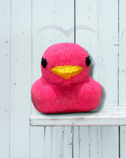 Duckie Bath Bomb - Pink - Calla Lily Cosmetics + CL kids