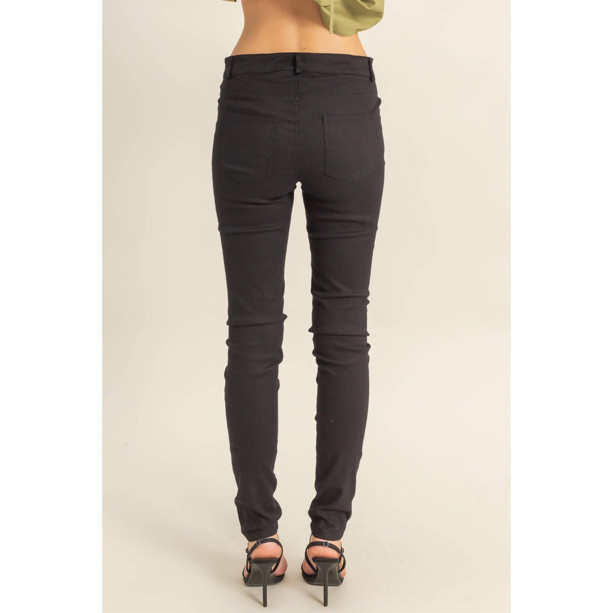 Low-Rise Skinny Pants