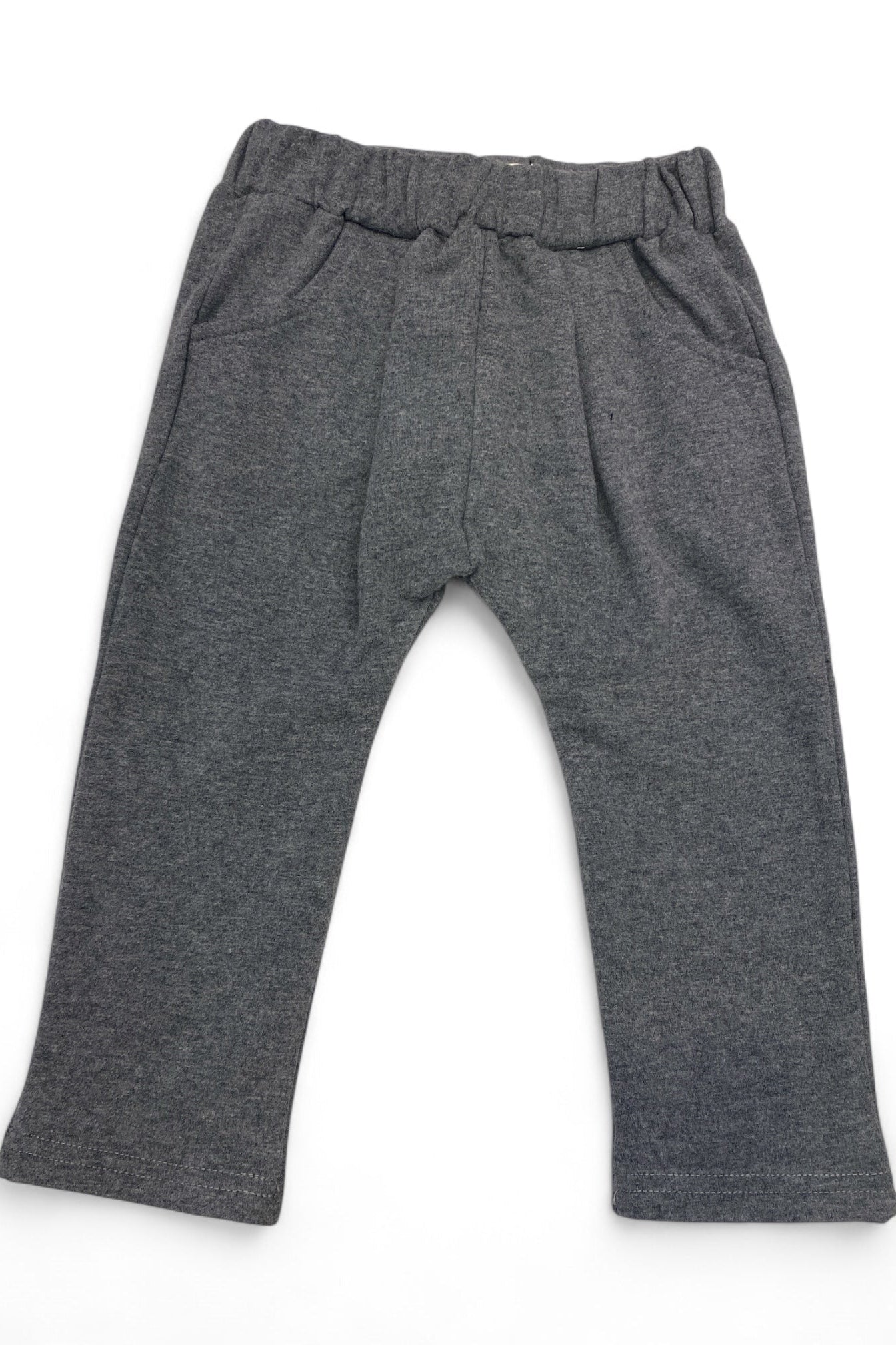Gray pants on a white background