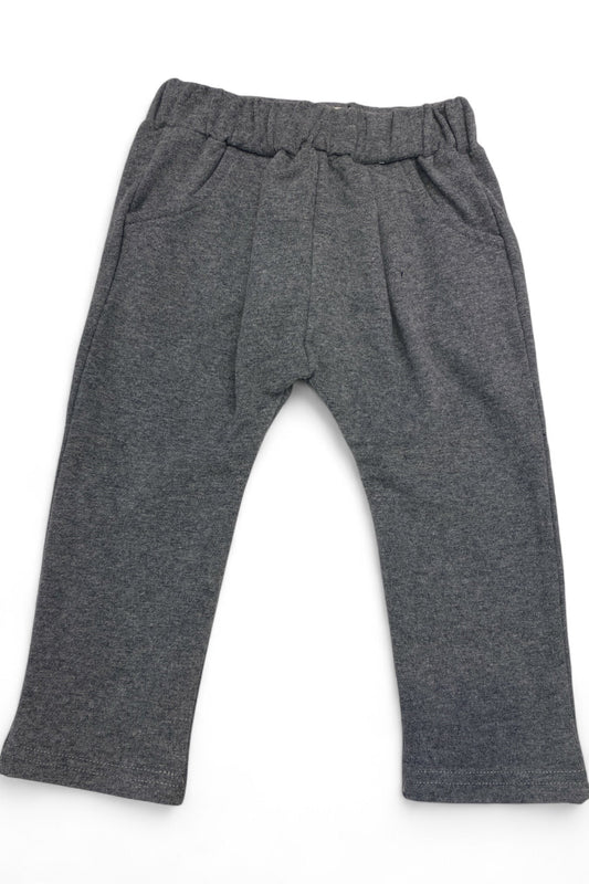 Gray pants on a white background
