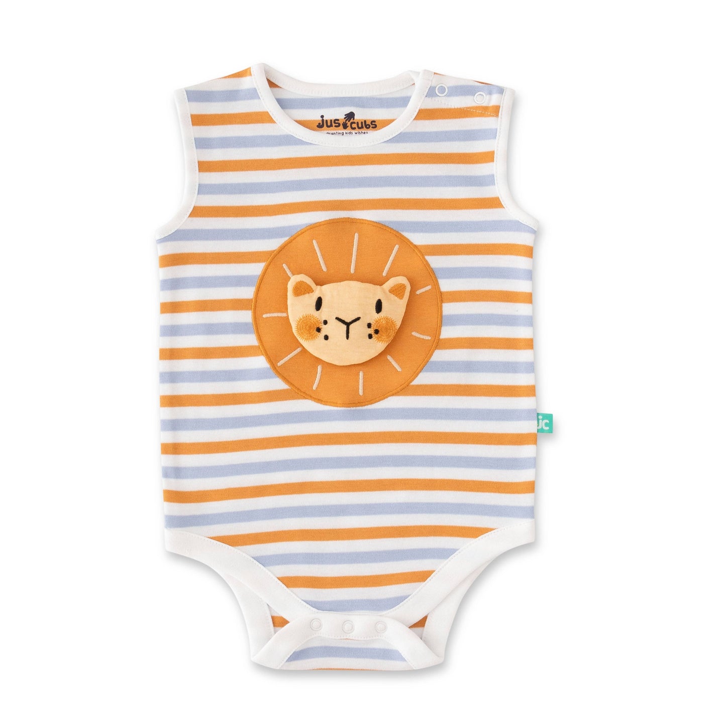 Organic Cotton Safari Lion & Explorer Baby Romper Set