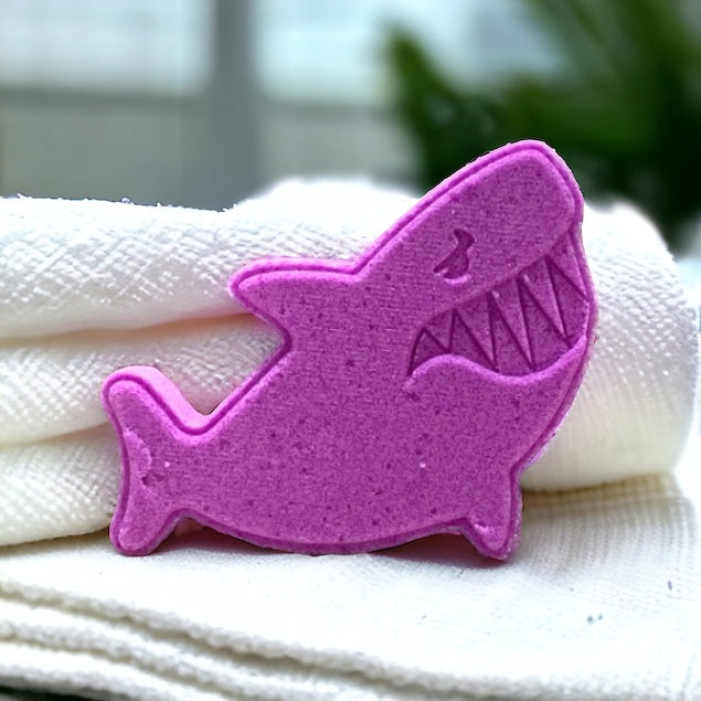 Shark Bath Bomb - Purple - Calla Lily Cosmetics + CL kids