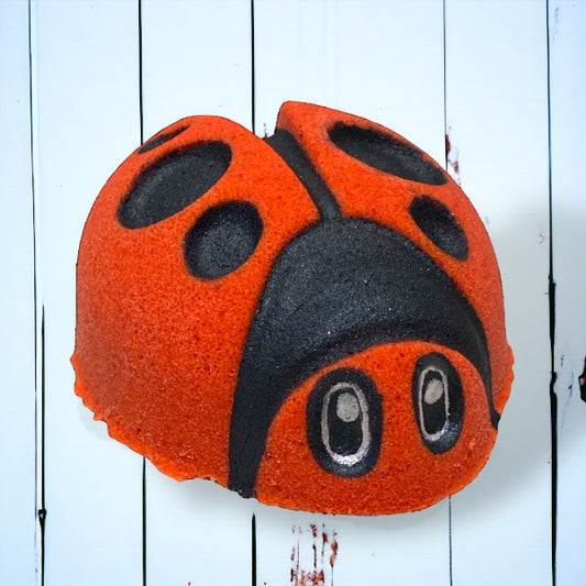 Lady Bug Bath Bomb - Red Orange