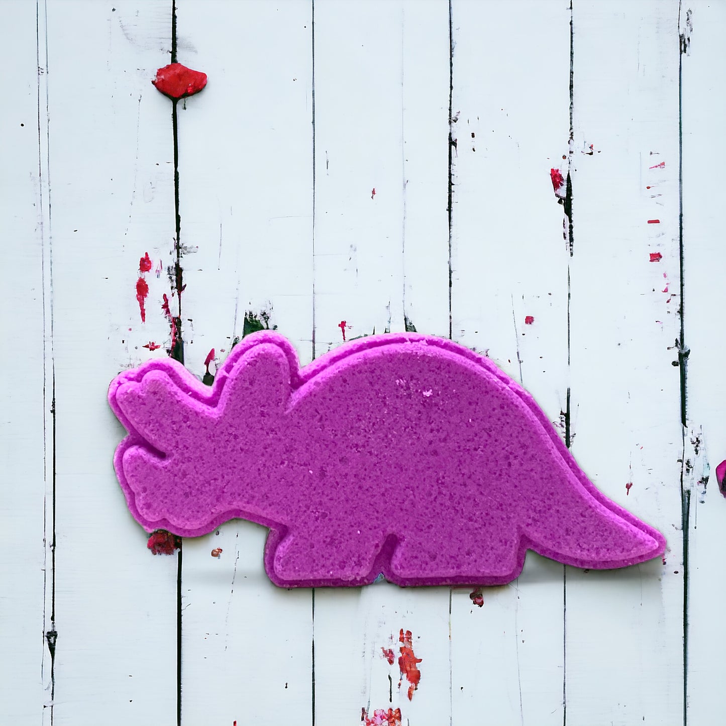 Triceratops Dino Bath Bomb - Purple - Calla Lily Cosmetics + CL kids