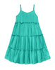 Toddler's Teal Tiered Maxi Dress
