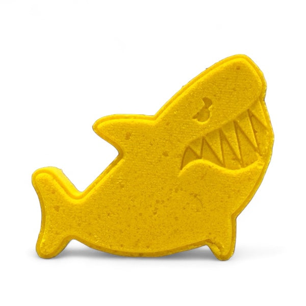 Shark Bath Bomb - Yellow - Calla Lily Cosmetics + CL kids