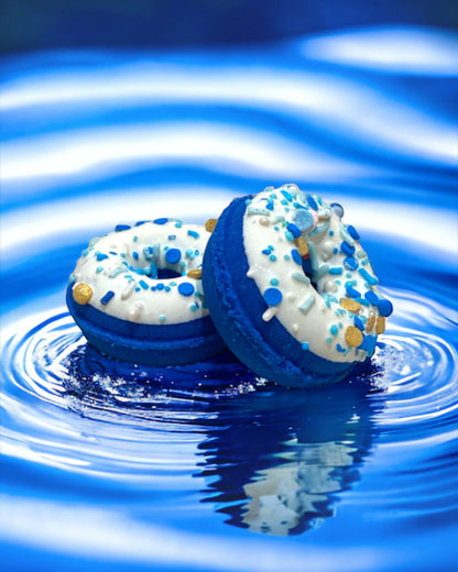 Donut Bath Bomb - Blue - Calla Lily Cosmetics + CL kids