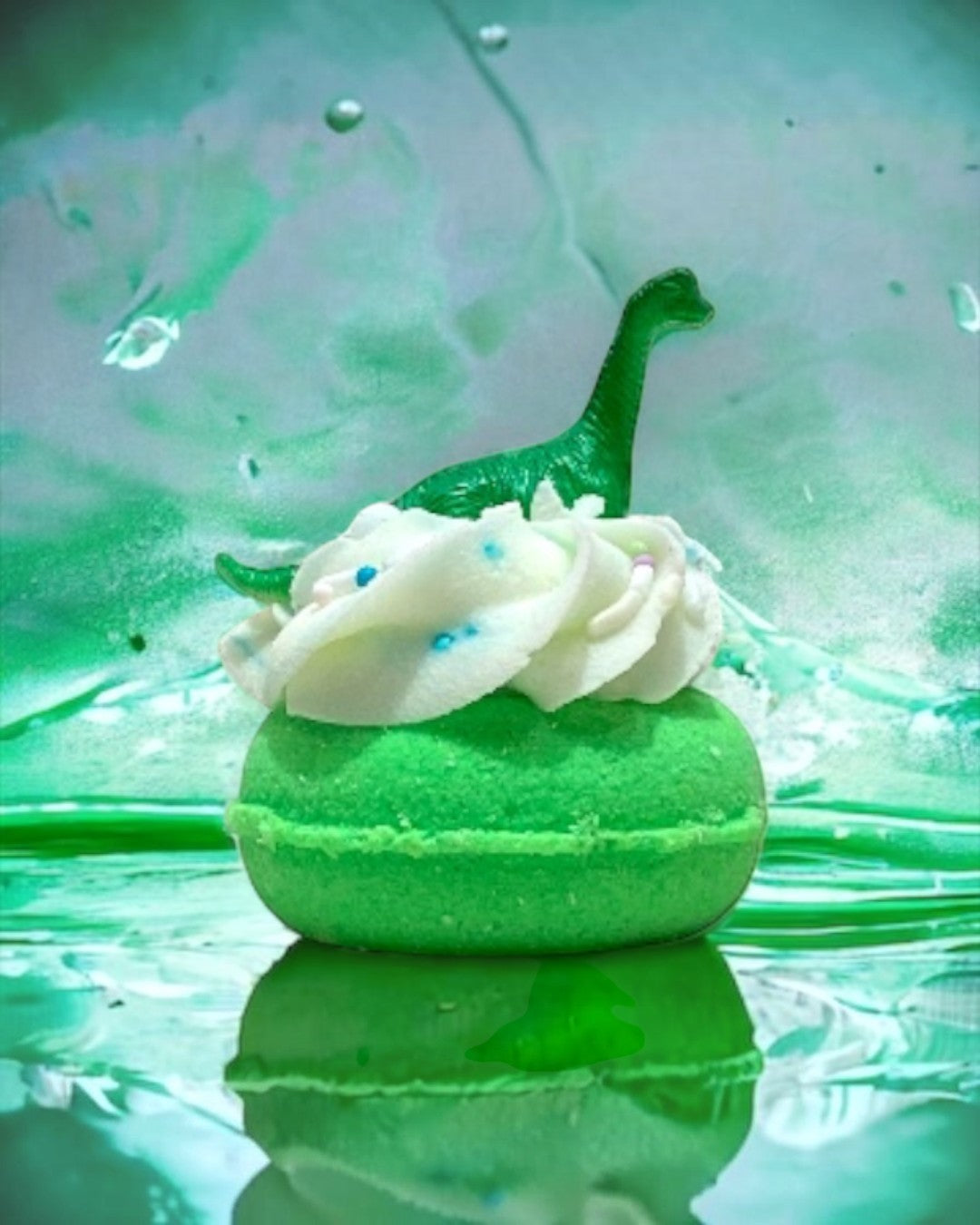 Bubbly Dino Donut Bath Bomb - Calla Lily Cosmetics + CL kids