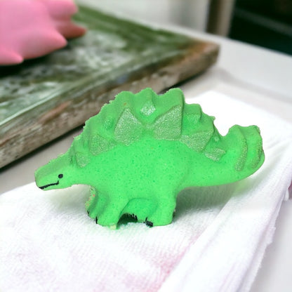 Stegosaurus Bath Bomb - Green - Calla Lily Cosmetics + CL kids