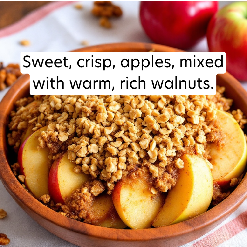 Apple Walnut Crisp Melts