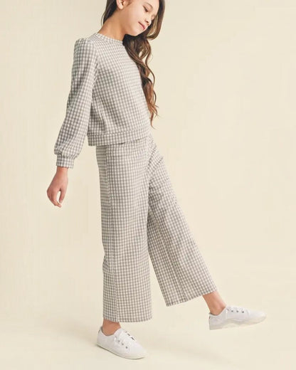 Long Sleeve Wide Leg Set - Tween - Calla Lily Cosmetics + CL kids
