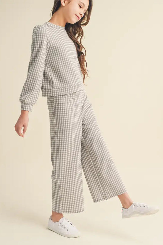 Long Sleeve Wide Leg Set - Tween - Calla Lily Cosmetics + CL kids
