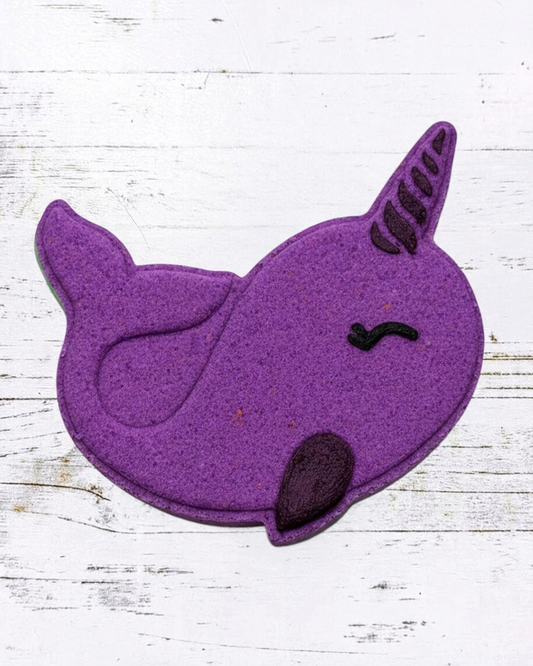 Narwhal Bath Bomb - Purple