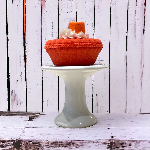 Mini Pie Bath Bomb - Red Orange - Calla Lily Cosmetics + CL kids