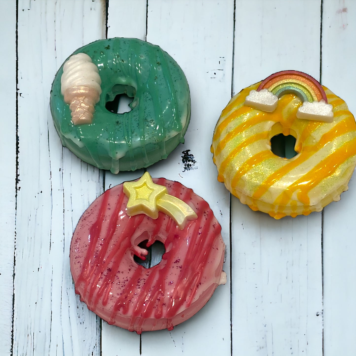 3" Donut Soap - Green