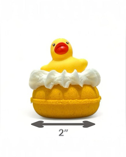 Bubbly Donut Bath Bomb - Yellow - Calla Lily Cosmetics + CL kids
