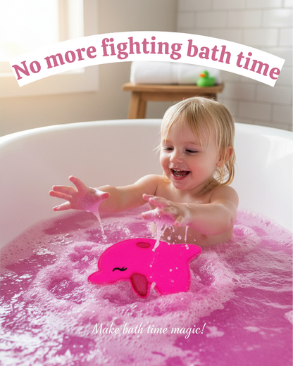 Dolphin Bath Bomb l Perfect for Sensitive Skin l Pink