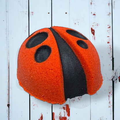 Lady Bug Bath Bomb - Red Orange