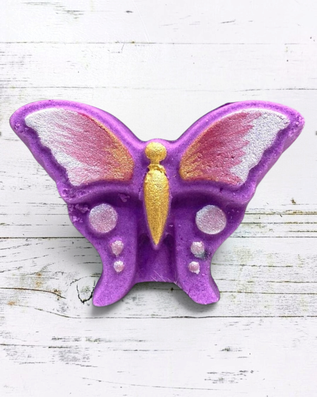 Butterfly Bath Bomb - Purple - Calla Lily Cosmetics + CL kids