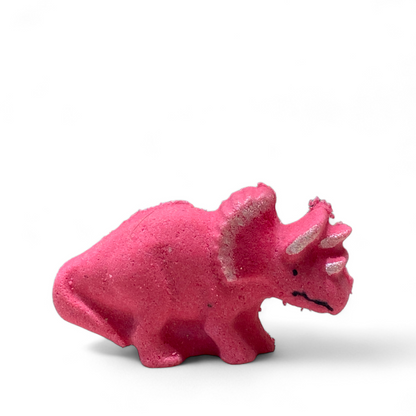 Med. Triceratops Bath Bomb - Pink - Calla Lily Cosmetics + CL kids