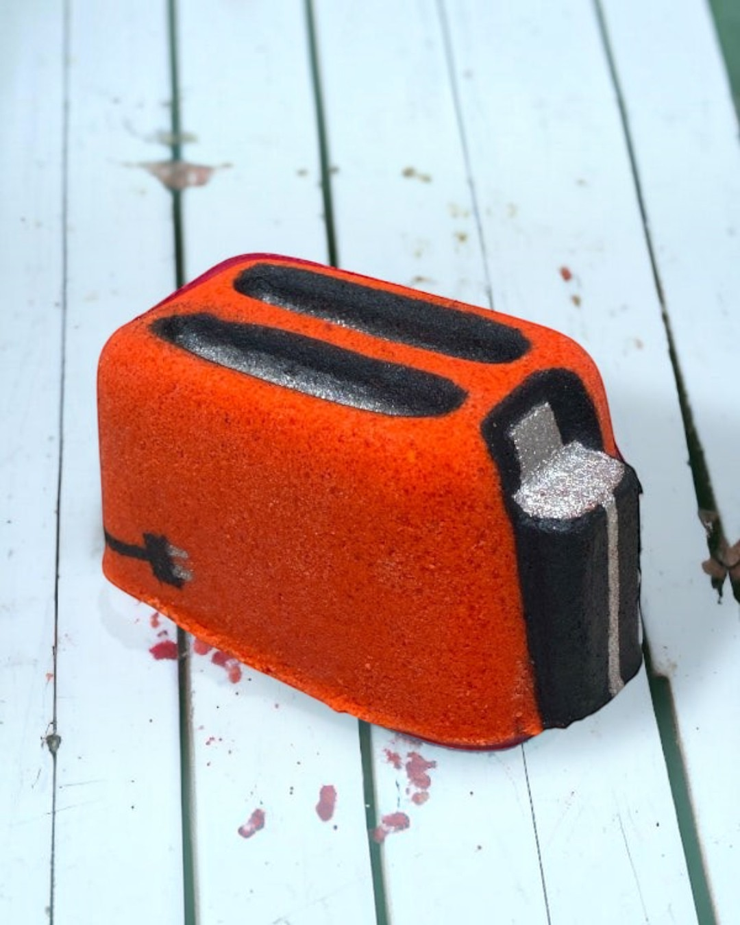 Toaster Bath Bomb - Red Orange - Calla Lily Cosmetics + CL kids