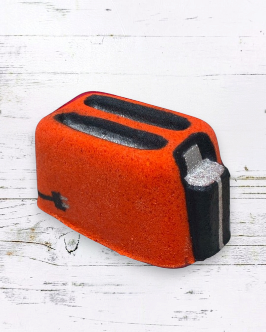 Toaster Bath Bomb - Red Orange - Calla Lily Cosmetics + CL kids