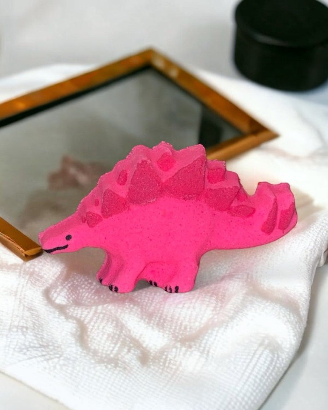 Stegosaurus Bath Bomb - Pink - Calla Lily Cosmetics + CL kids