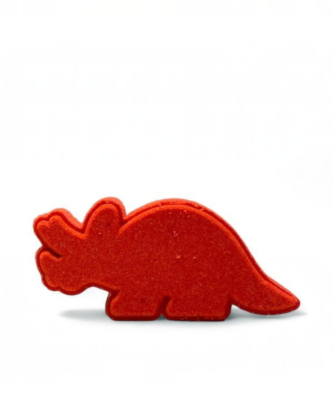 Triceratops Dino Bath Bomb - Red Orange - Calla Lily Cosmetics + CL kids